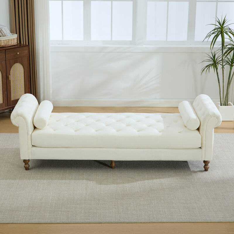Glonmu Chenille Bench image number 1