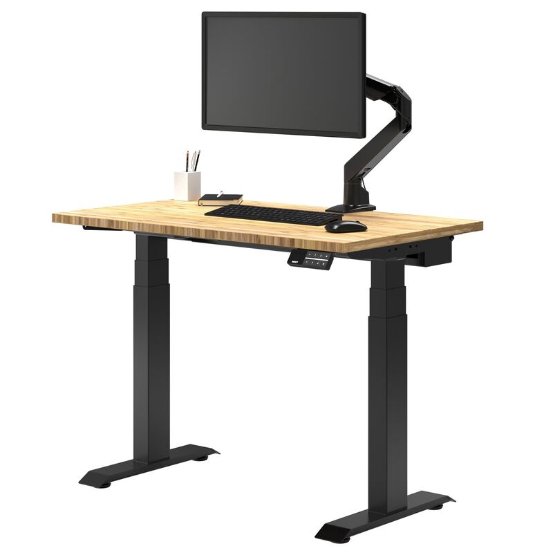 Desky Dual Mini Bamboo Sit Stand Desk image number 0