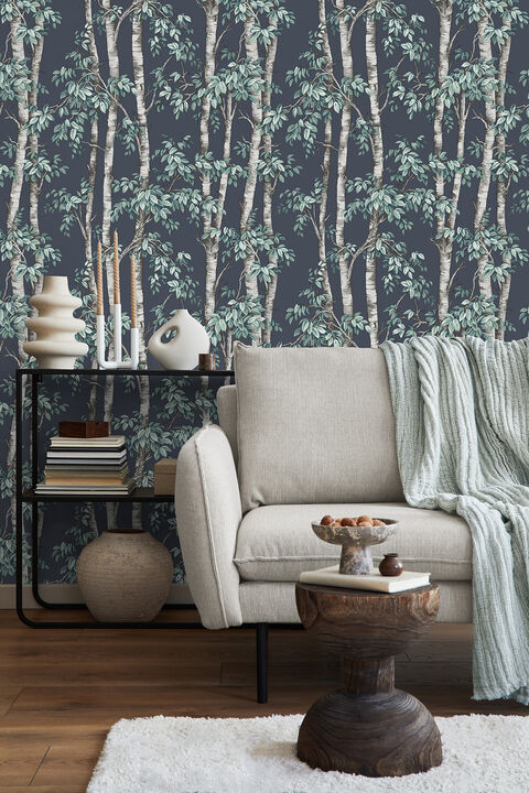 Bastian Blue Trees Wallpaper
