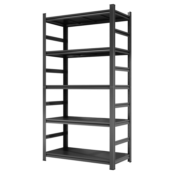 Clihome 87 Inch Industrial Metal Storage Rack,3000 lb Capacity Shelving Unit,for Warehouse, Garage,Boltless Tool-Free Easy Assembly Storage Shelves