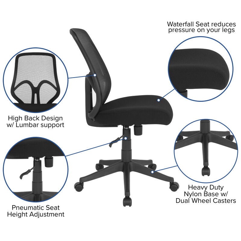 Salerno Series High Back Mesh Office Chair image number 2