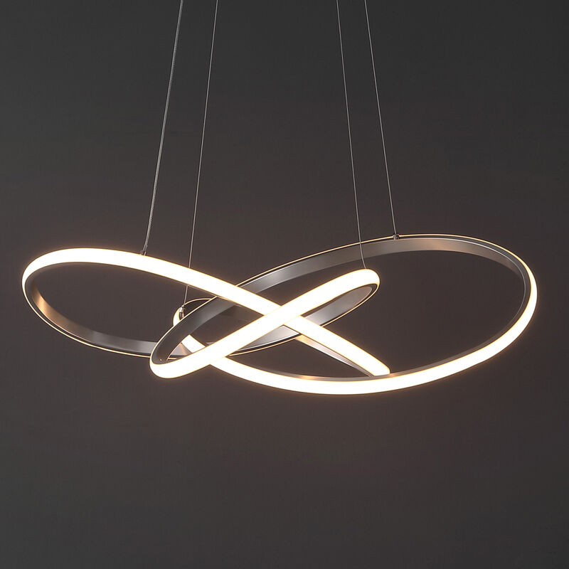 Alexia 25" Abstract Integrated LED Metal Adjustable Pendant
