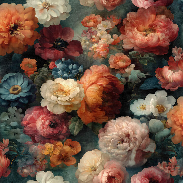 Moody Floral Peel & Stick Wallpaper