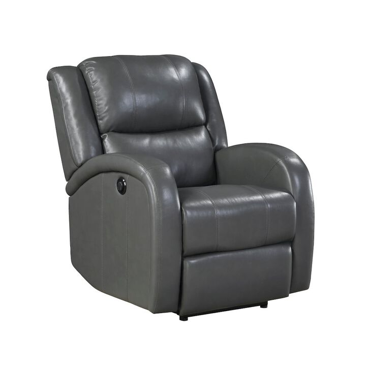 Lexicon Foxcroft Faux Leather Power Reclining Chair