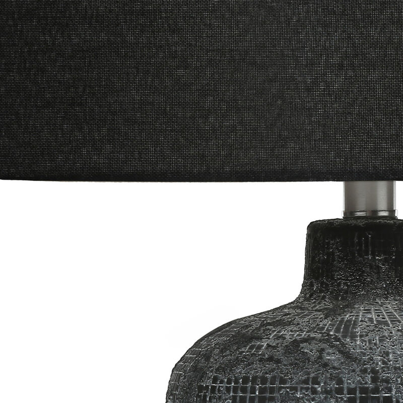 ELEMENT ACE Contemporary Vase-Shaped Textured Accent Table Lamp for Living Room, Bedroom, Home Office &ndash; Customizable Ambiance Decorative Lighting Solution image number 6