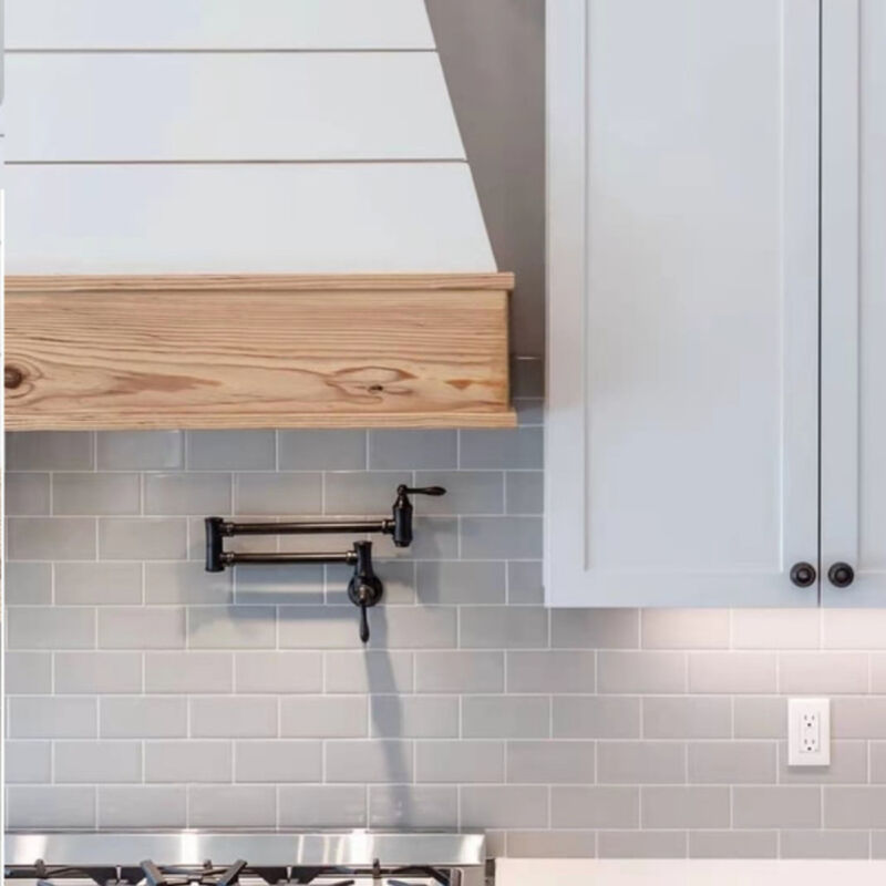 Folding Pot Filler Faucet Wall Mount for Kitchen Stove and Sink Convenience