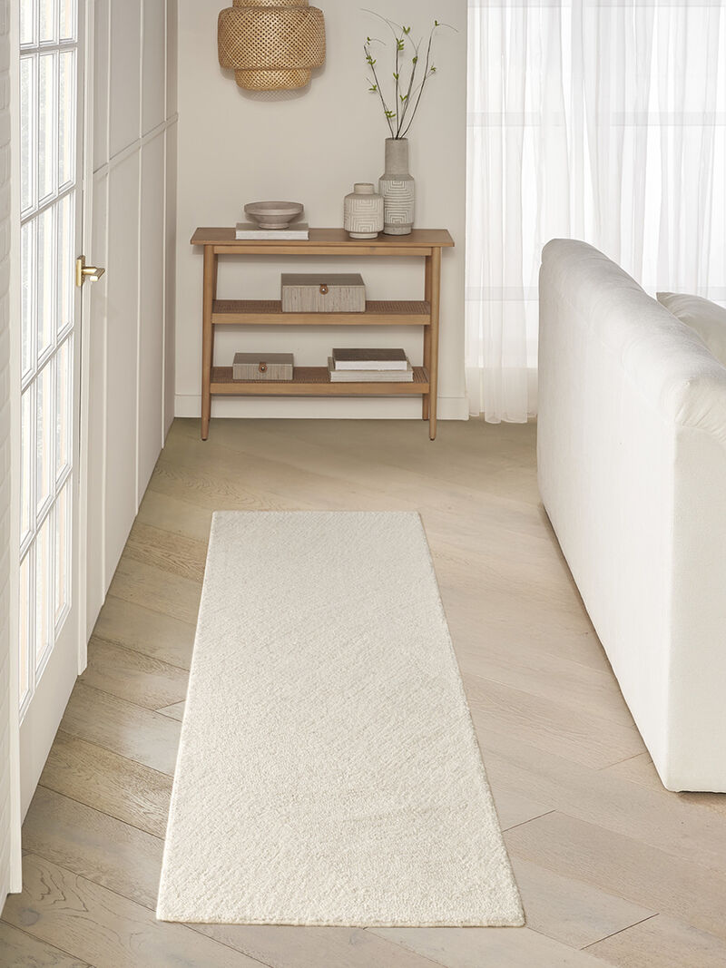 Pure Angles ANG01 Ivory 2'3" x 7'6" Rug image number 6