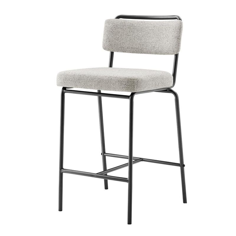 New Pacific Direct Zander Fabric Counter Stool, (Set of 4)