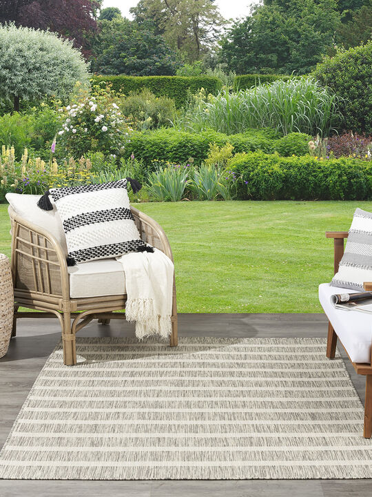 Positano POS03 Gray/Ivory 9' x 12' Rug