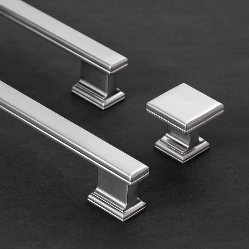 Hestia Hardware 10 Pack 5 Inch New Vintage Classic Square Base Bar Pulls image number 4