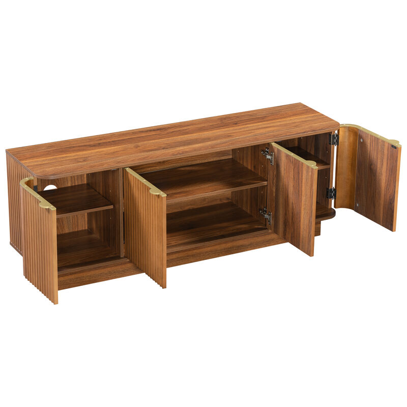 Glagta Mid-Century Modern TV Stand image number 3