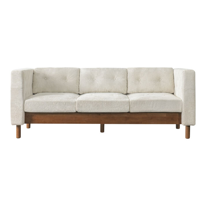 Jubpaf 78" Modern 3 Seater Sofa Chenille