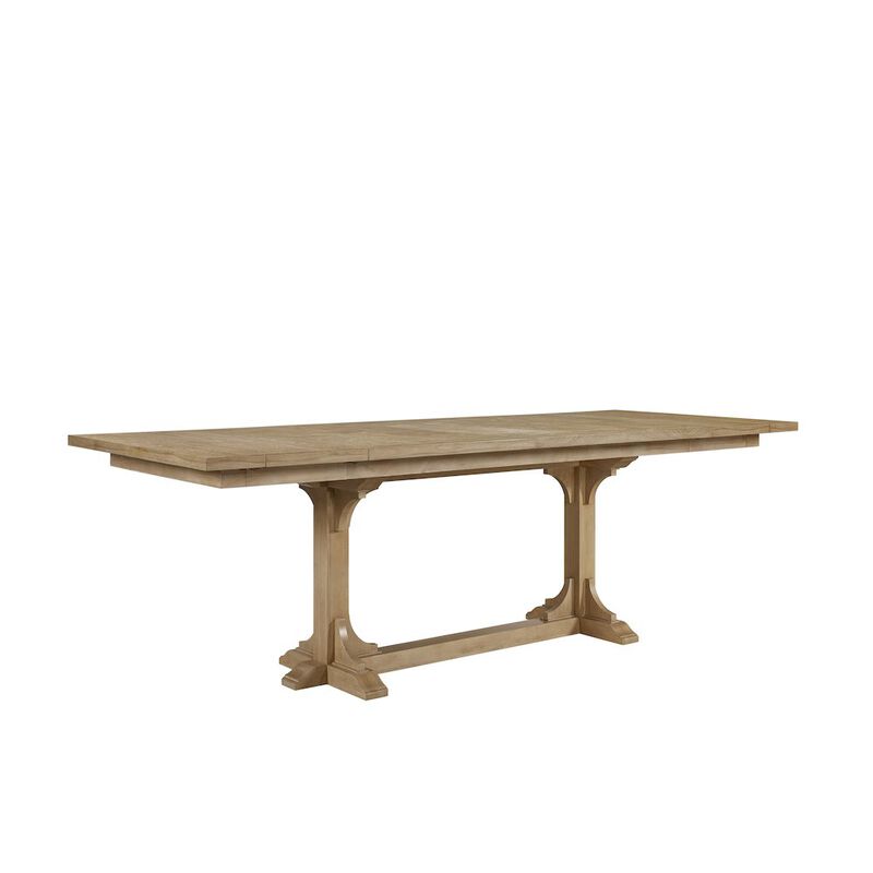 Magnolia Counter Height Trestle Table - Cashew image number 0