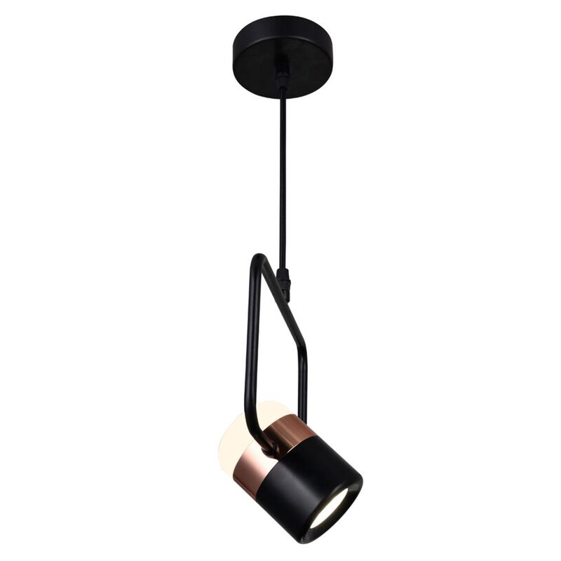 Moxie LED Down Mini Pendant With Black Finish