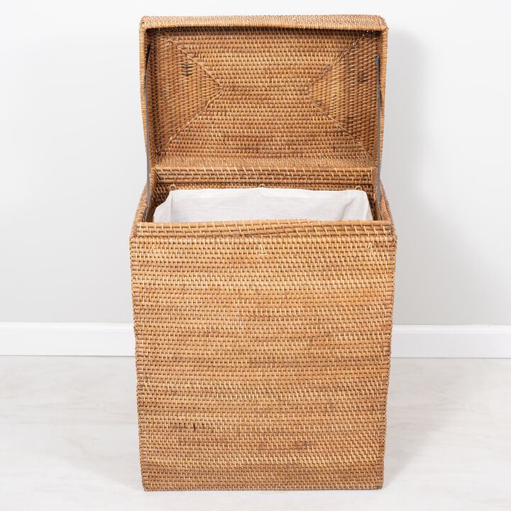 Saboga Home&trade; Rectangular Hamper with Hinged Lid