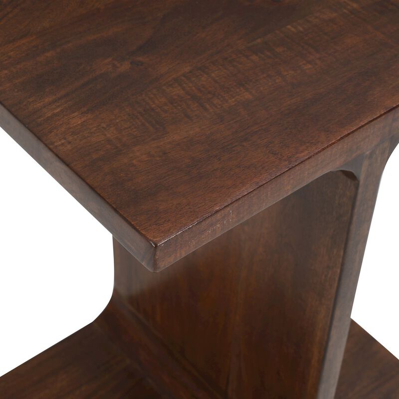 Jofran Idiom Solid Wood Modern Accent End I-Table