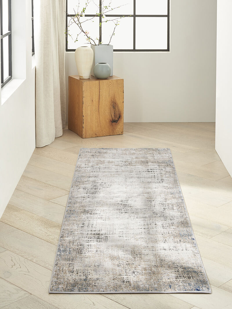 CK022 Infinity IFN01 Rust/Multicolor 2'2" x 7'6" Rug