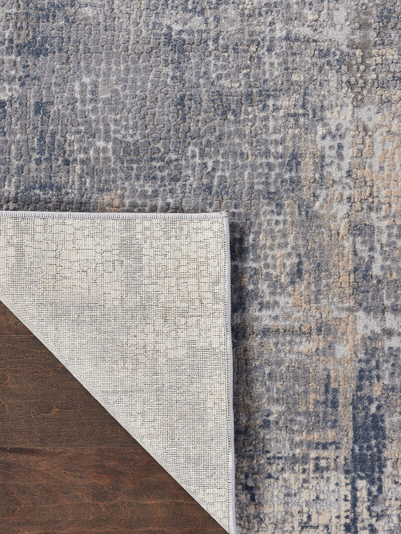 Rustic Textures RUS06 Gray/Beige 6' x 9' Rug