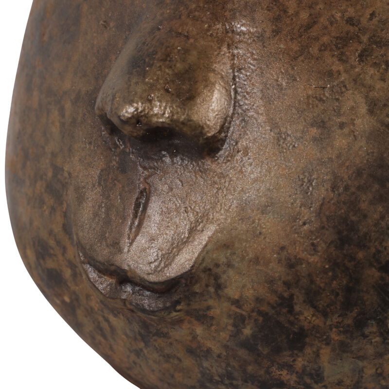 17x7" Smiley Head On Pedestal image number 5