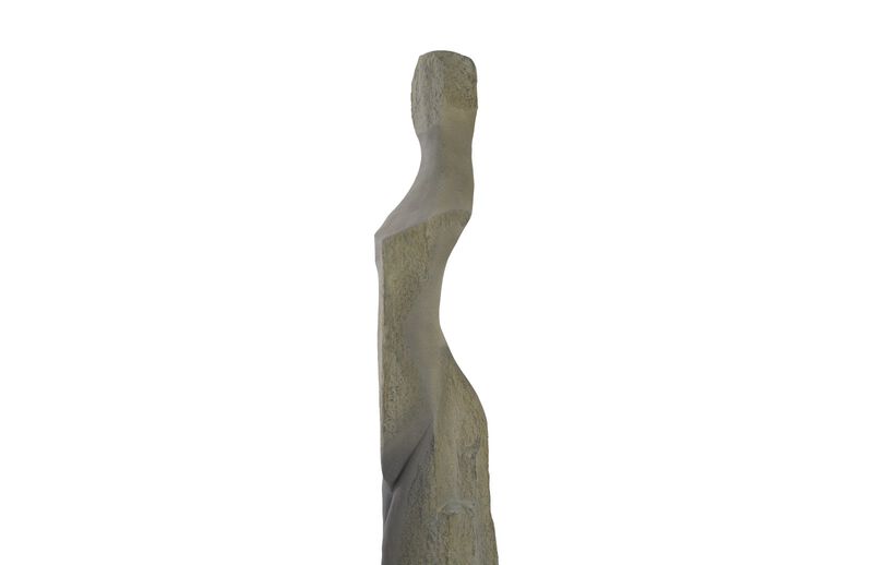 Cast A Women Sculpture Splinter Stone