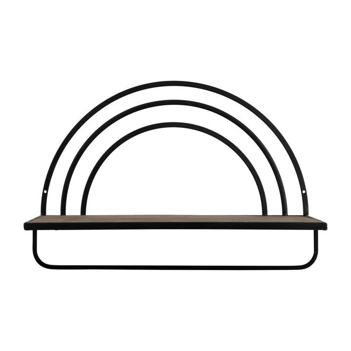 Set/2 Wood/Metal Rainbow Style