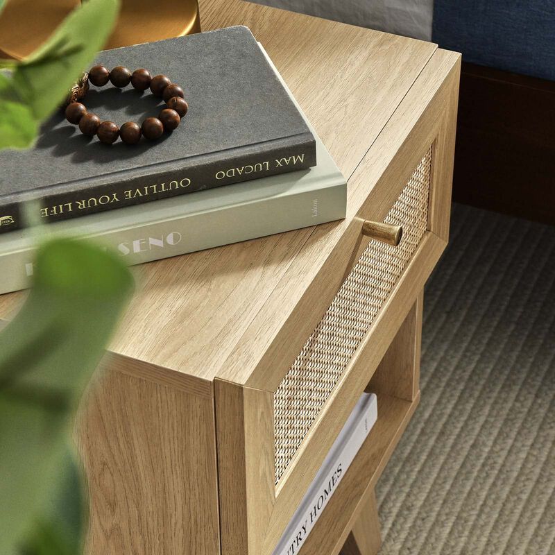 Modway Soma Nightstands, Oak, 15.5 x 15.5 x 21.5 image number 6