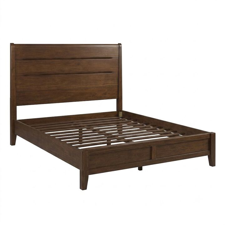 Bernards Dorval Queen Slotted Panel Bed