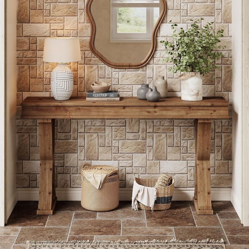 Tribesigns Farmhouse Console Table image number 3