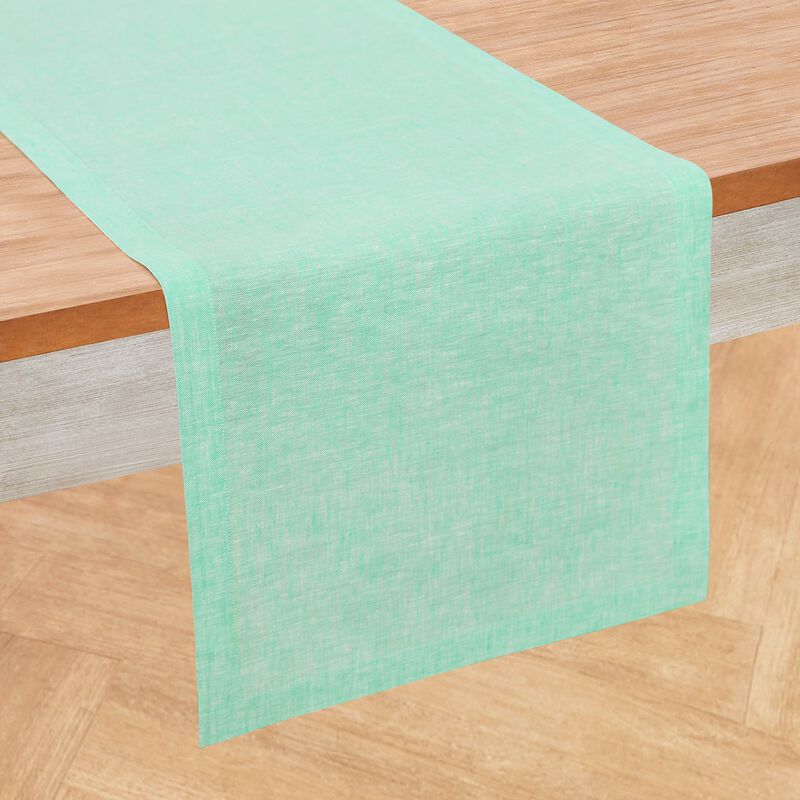 Solino Home Athena 100% Linen Table Runner &ndash; Handcrafted, Machine Washable, Perfect for Holiday and Everyday Dining