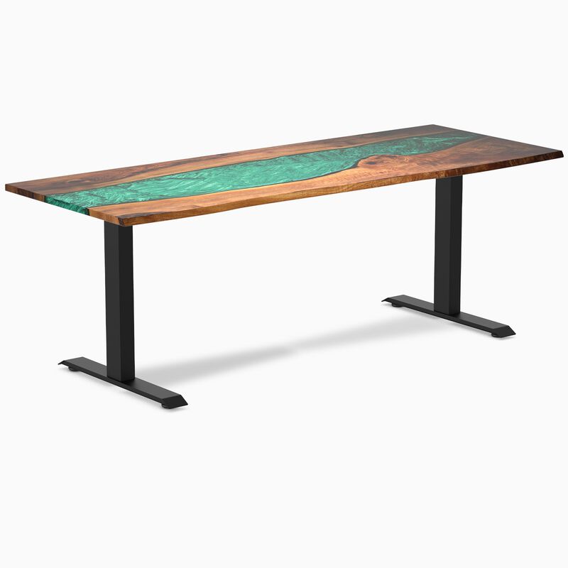 Desky Resin Hardwood Office Desk image number 0