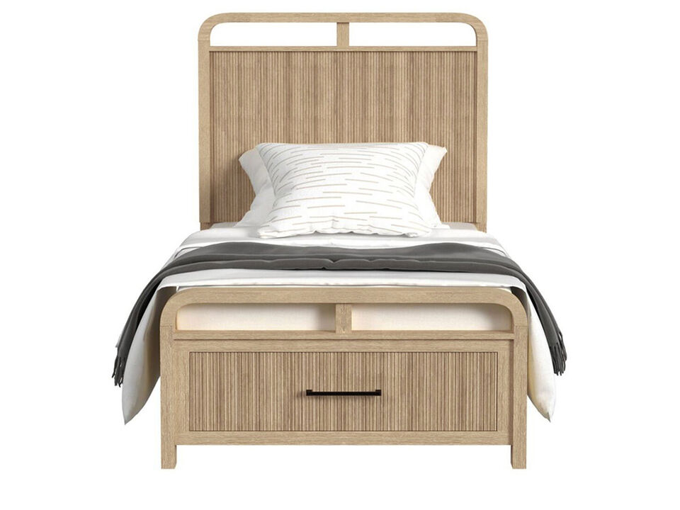 Ridgemont Sand Twin Storage Bed