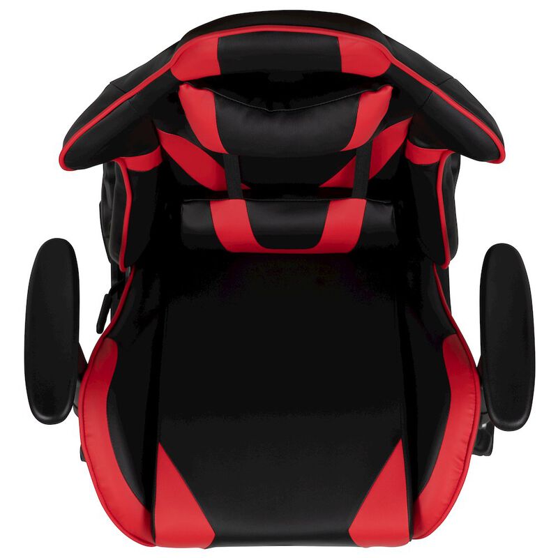 Flash Furniture X20 Gaming Chair Racing Office Computer Swivel Chair with Fully Back in Red image number 8