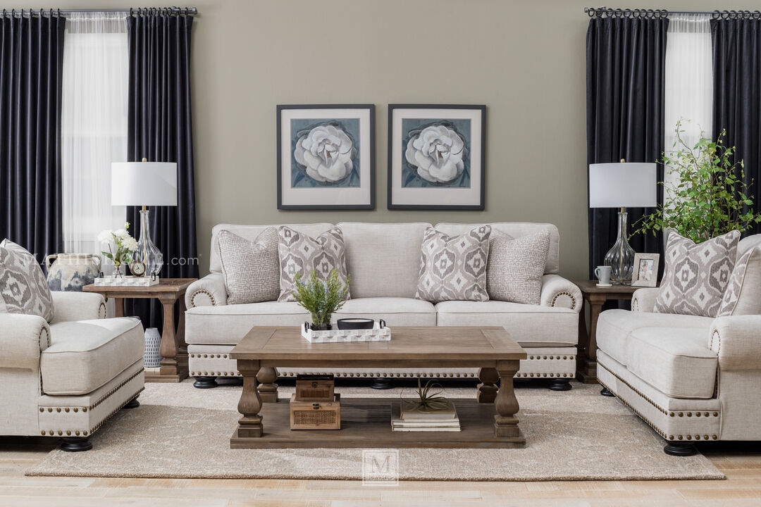 Merrimore Sofa, linen-look fabric, beige