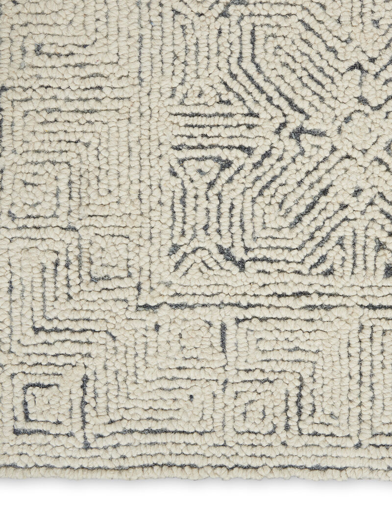 Colorado CLR05 Ivory/Navy 2'3" x 7'6" Rug