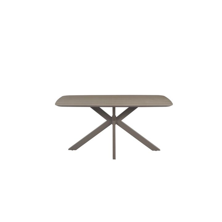 New Spec Furniture Caf&eacute; 486 Mid-Century Modern Rectangular Dining Table