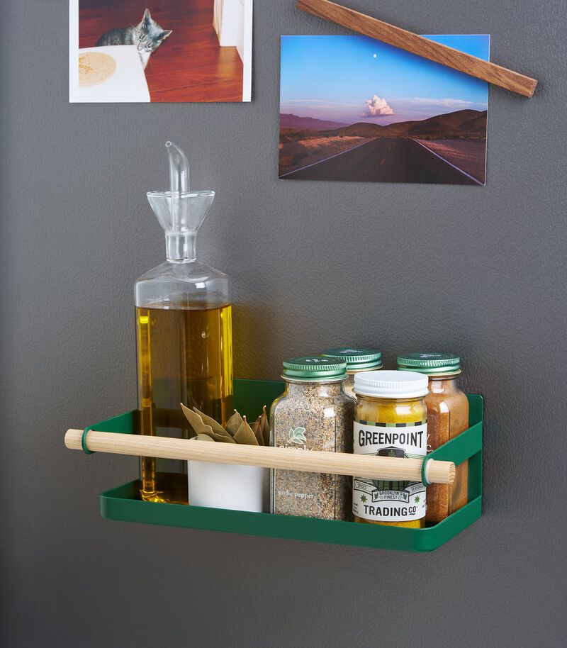 Magnetic Storage Caddy - Steel + Wood image number 6