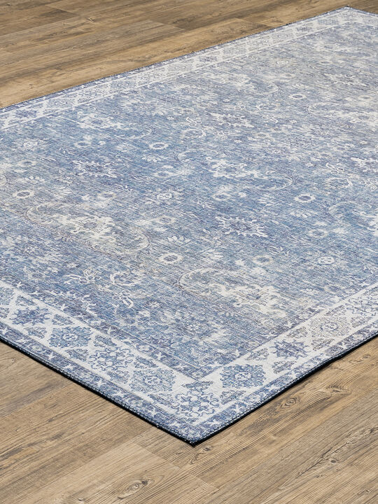Myers Park 8'9" x 12' Blue Rug