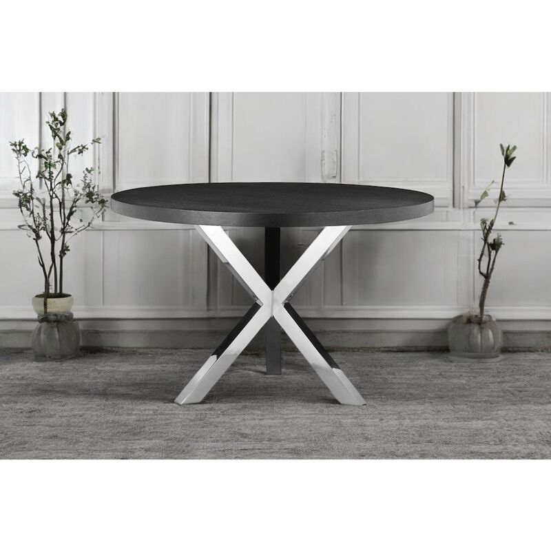 Pangea Home Remi Dining Table Black