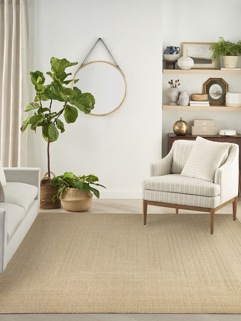 Tulum TLM04 Taupe/Ivory 8' x 10' Rug