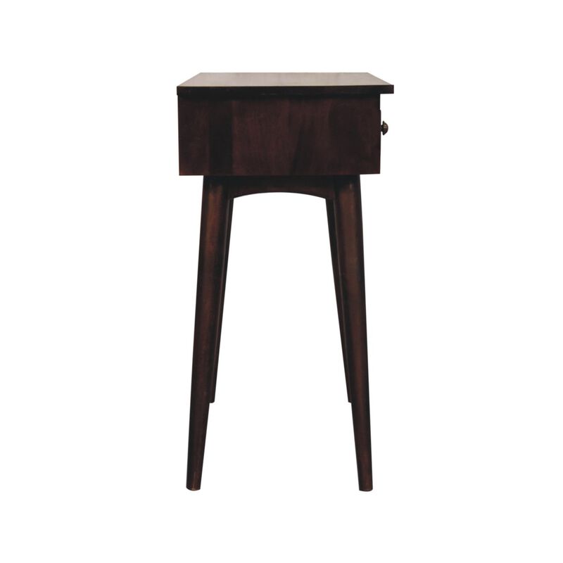 Artisan Furniture Solid Wood California Walnut Hallway 2 Drawer Console Table