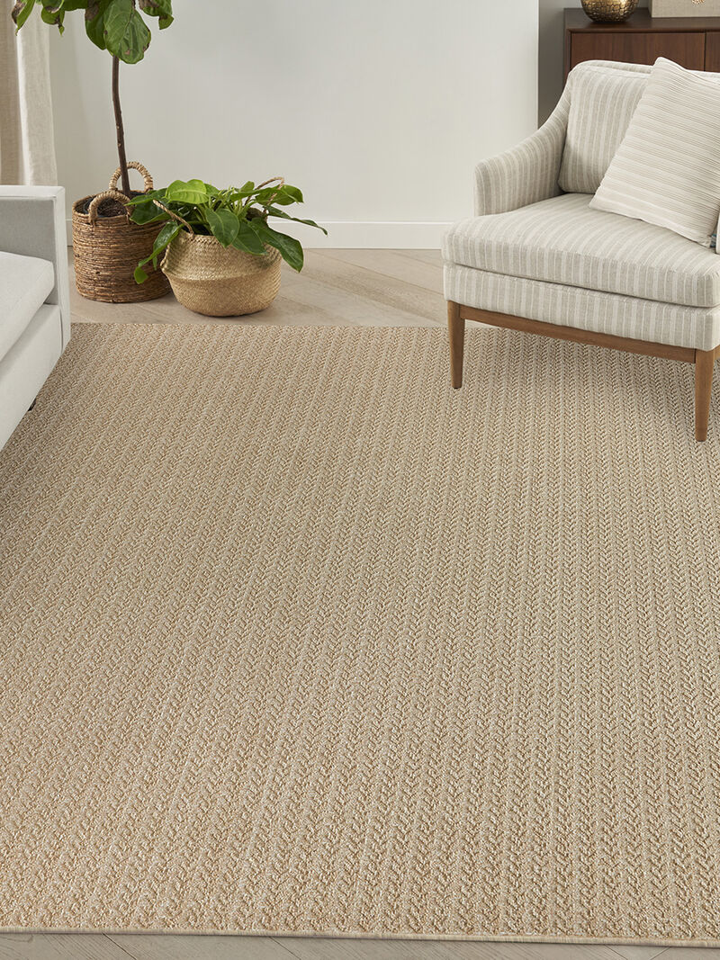 Tulum TLM02 Taupe 9' x 12' Rug