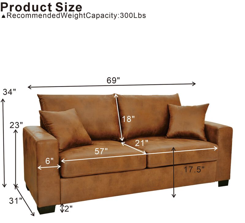 Zumom Vintage Loveseat Sofa image number 9