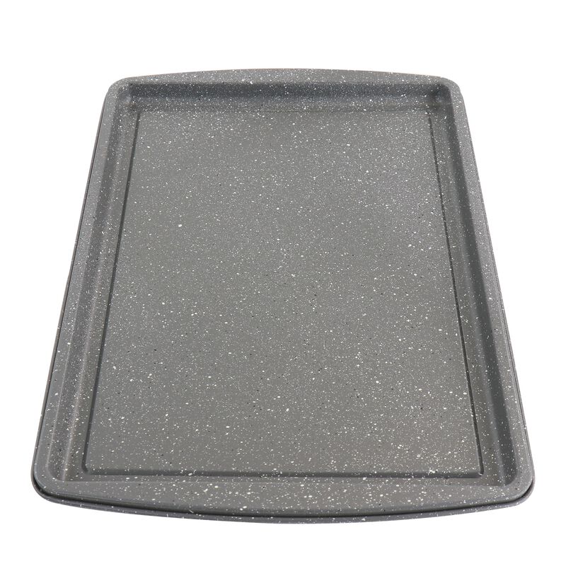 Oster 3 Piece Carbon Steel Cookie Sheet in Greystone