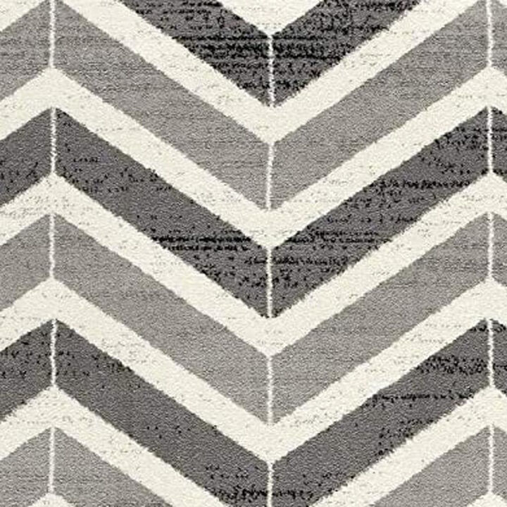 HomeRoots Chevron Dhurrie Area Rug
