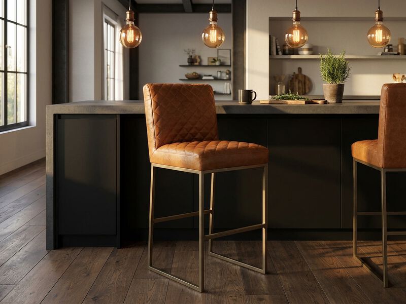 Bay Avenue Camel Barstool image number 1