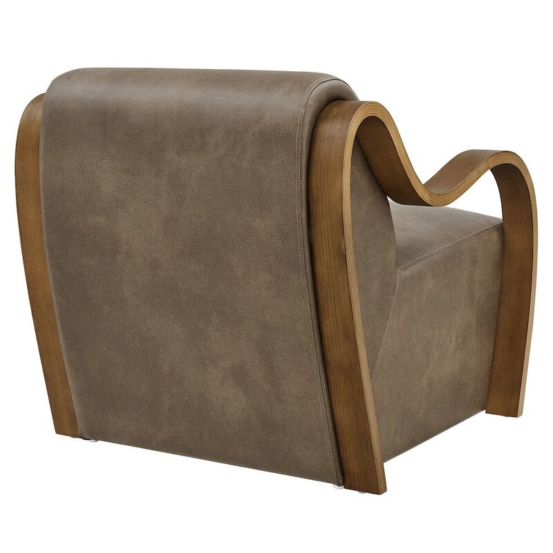Atrium Vegan Leather Accent Armchair image number 4