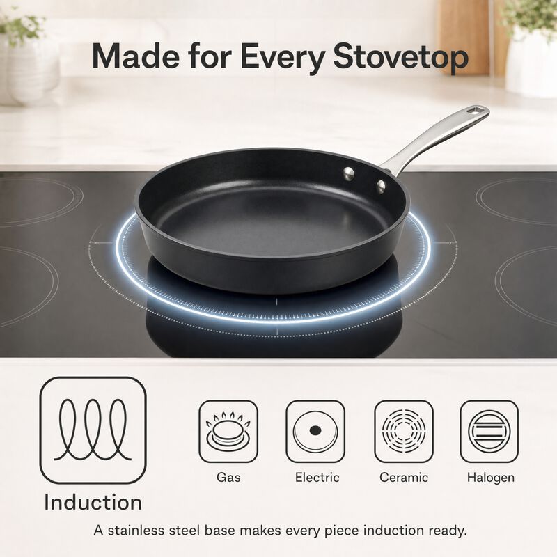 Alva Maestro 9-Piece Ceramic Nonstick Cookware Set image number 5