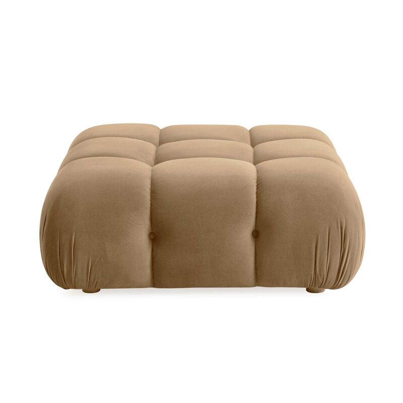 Casafoyer Calliope Cafe Au Lait Performance Velvet Modular Ottoman image number 2