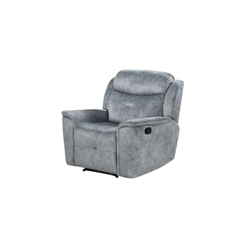 Mariana Recliner, Silver Gray Fabric image number 4