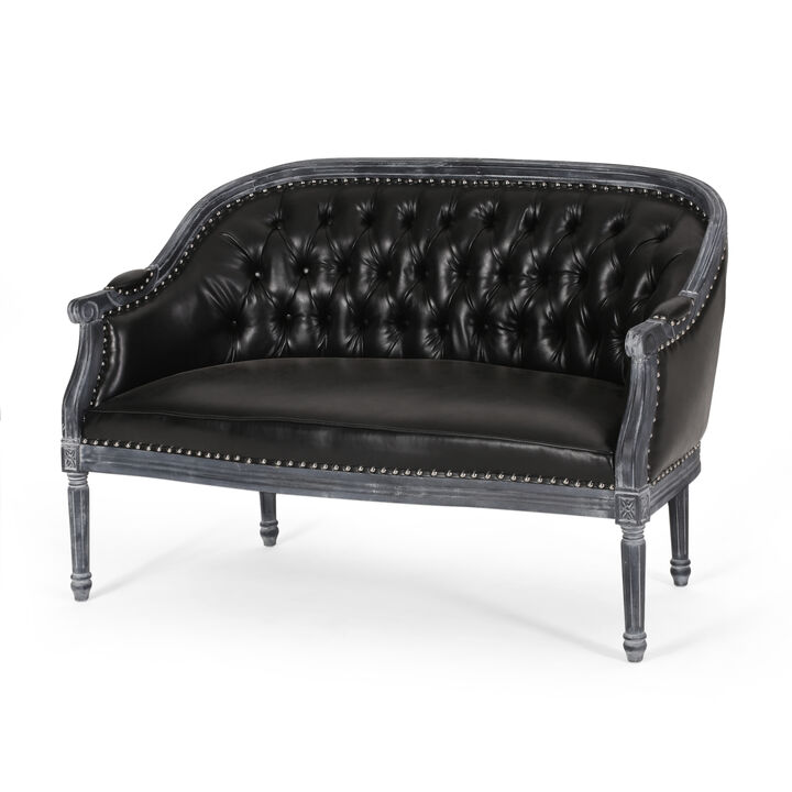 Streamdale Luxurious Tufted Loveseat French Country Charm with Unmatched Comfort